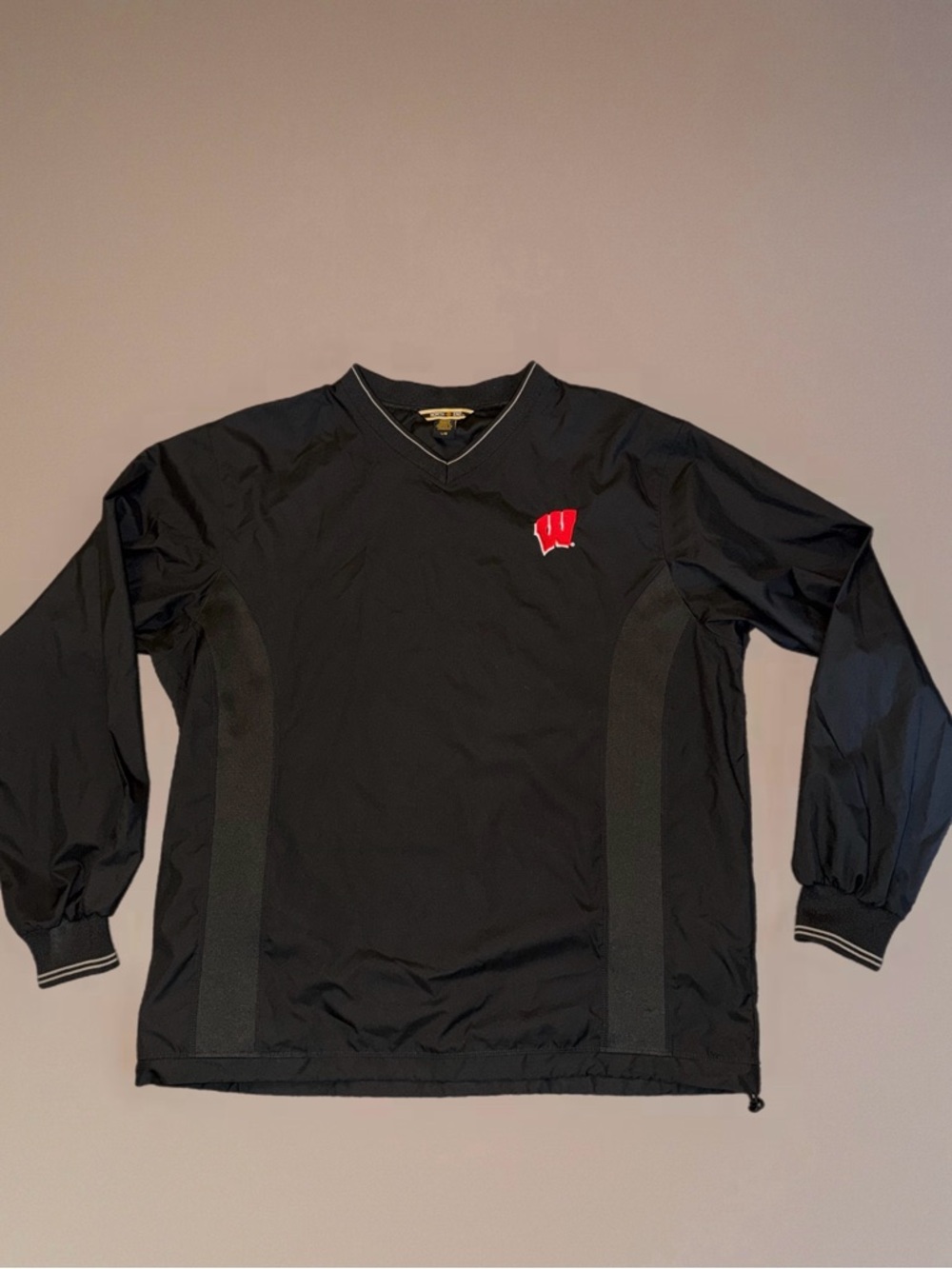 North End vintage Wisconsin pullover windbreaker